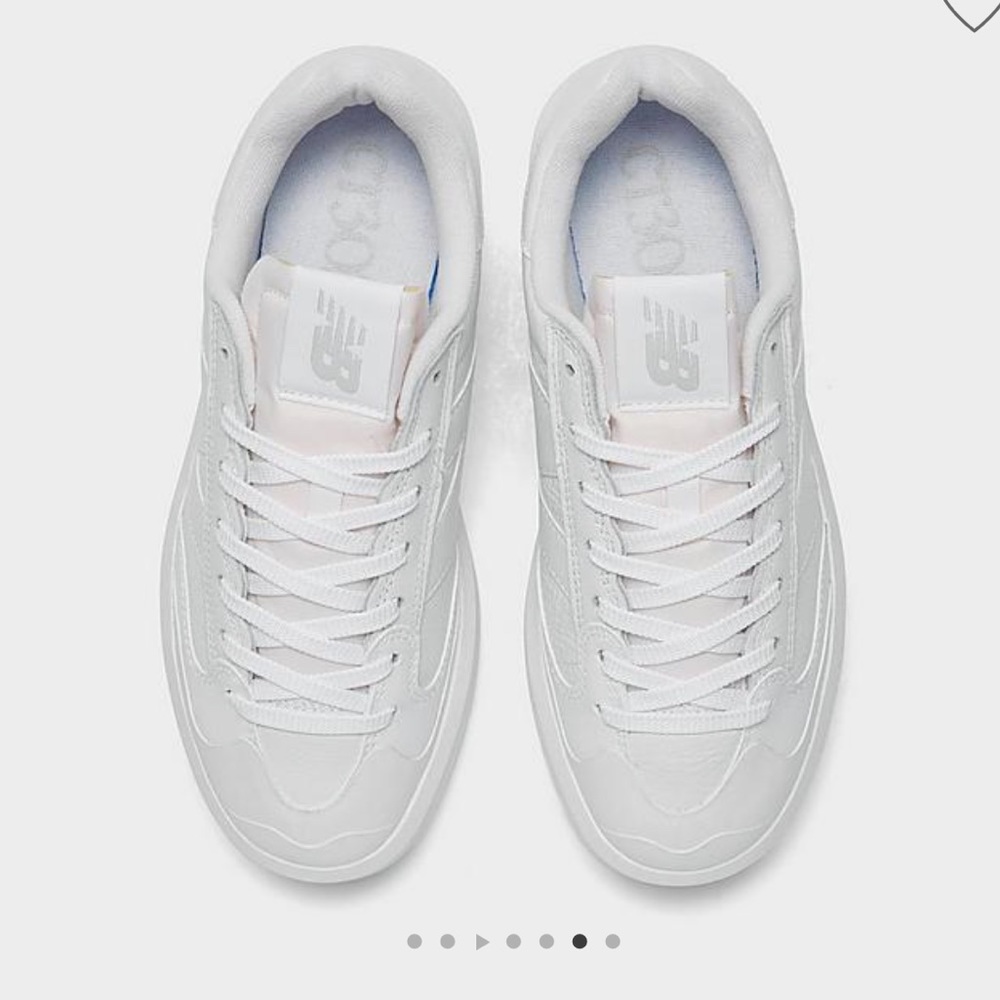 New Balance CT302 Platform Sneakers in Triple White